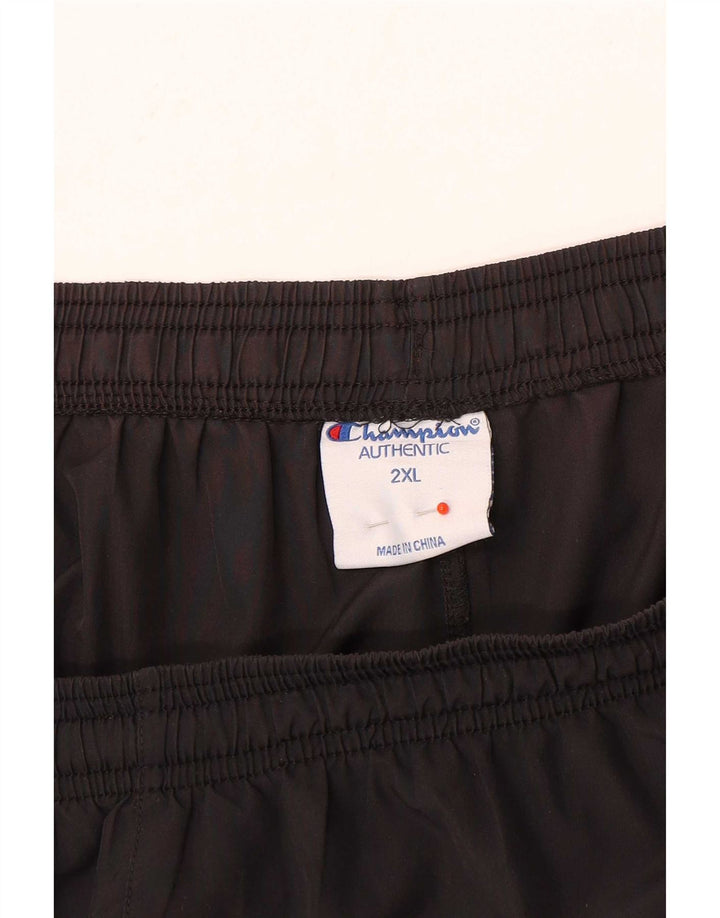 Champion Pantalones cortos deportivos para hombre 2XL Poliéster negro