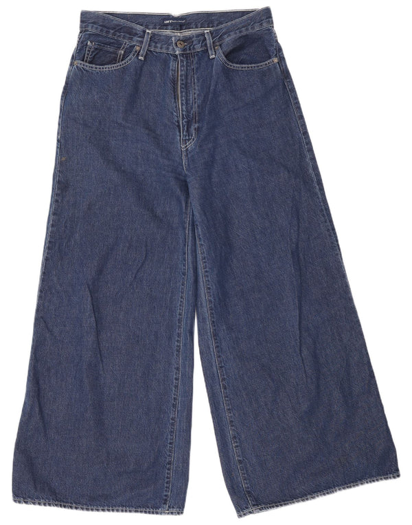 Vaqueros Levi's De Pierna Ancha Y Talle Alto Para Mujer W31 L29 Algodón Azul Marino