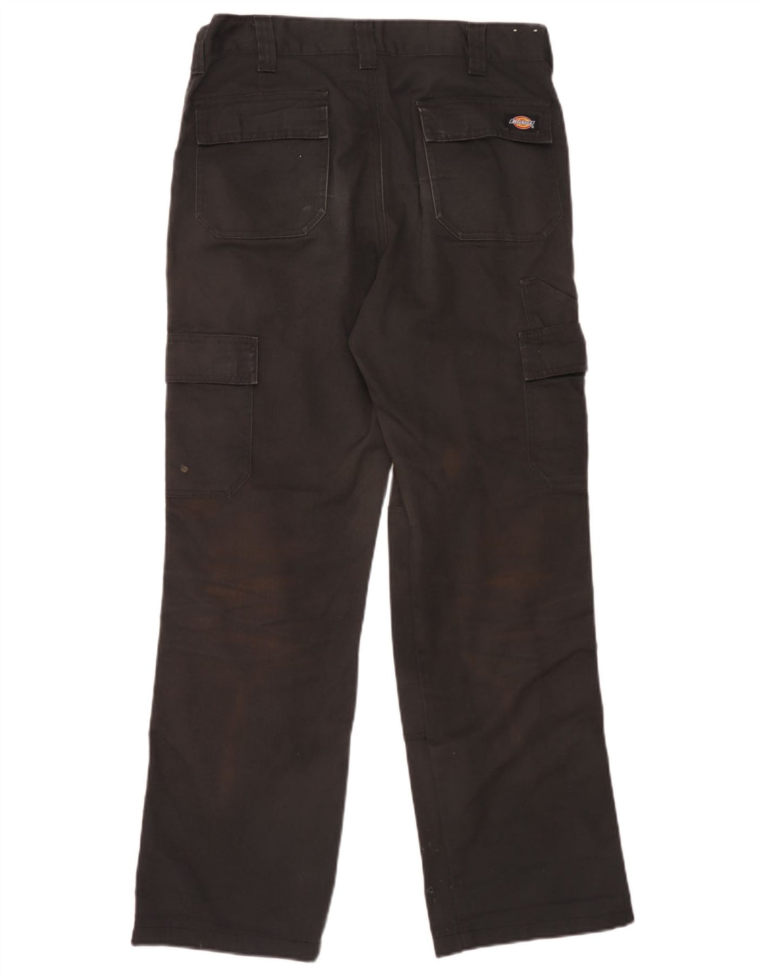 Dickies Pantalones cargo rectos para hombre W32 L31 Poliéster negro