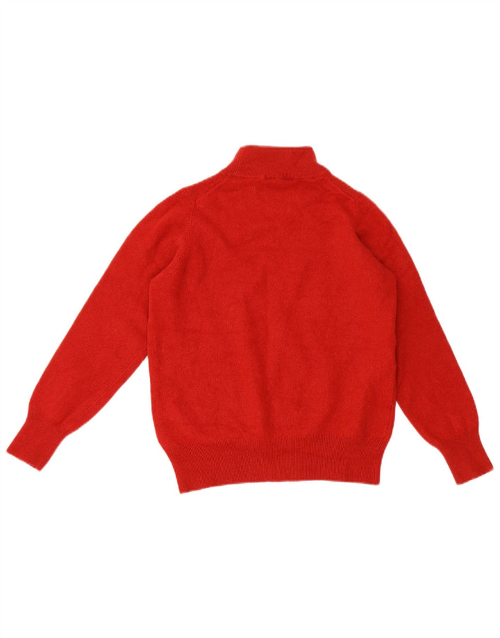 Marks & Spencer Suéter Corto con Cuello de Tortuga para Mujer UK 46 Grande Rojo