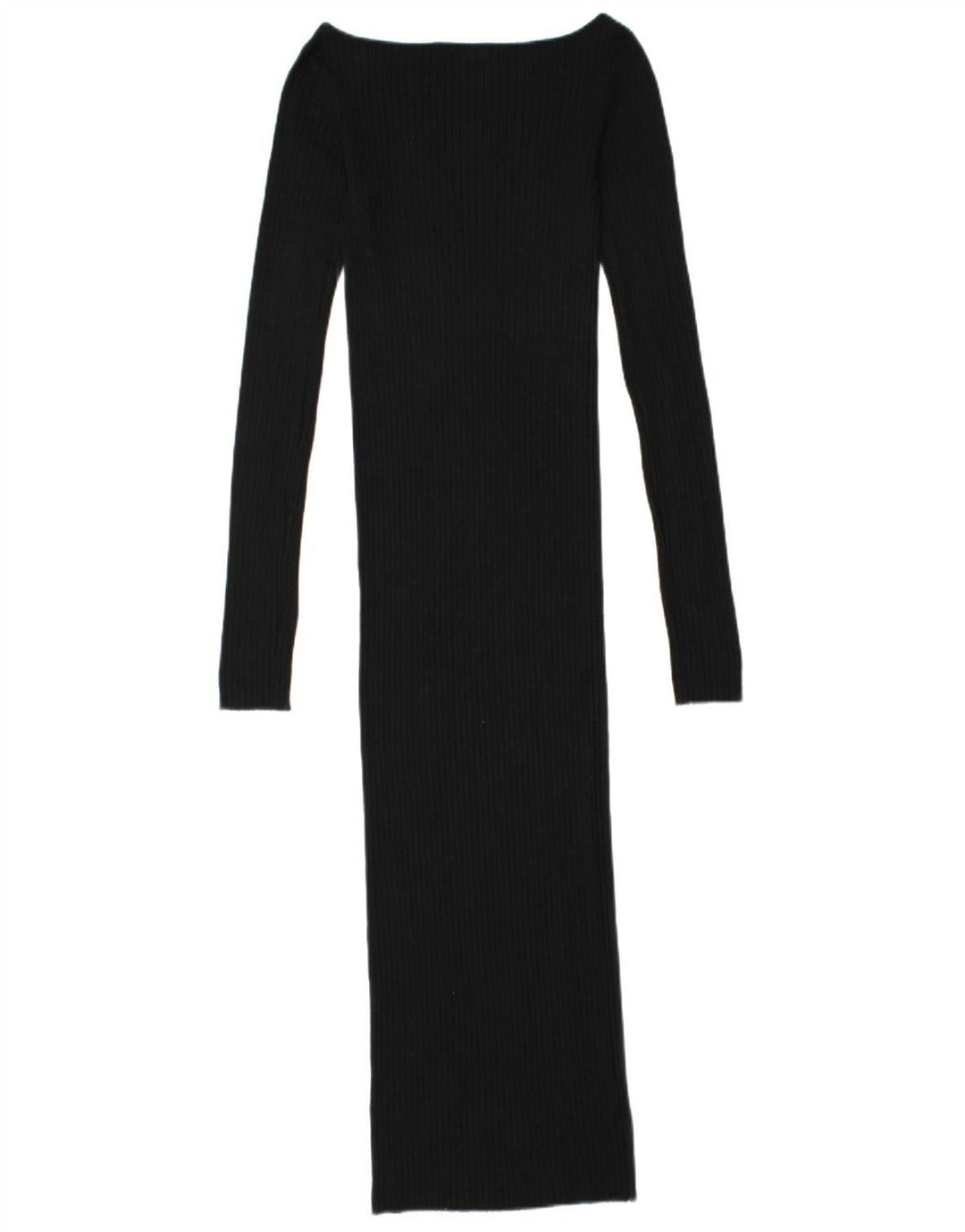 Zara Mujer Vestido Jersey UK 8 Small Negro