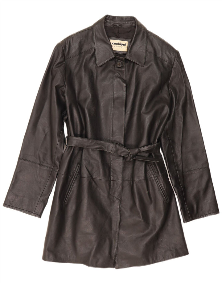 Abrigo de piel para mujer Conbipel IT 48 XL Cuero negro