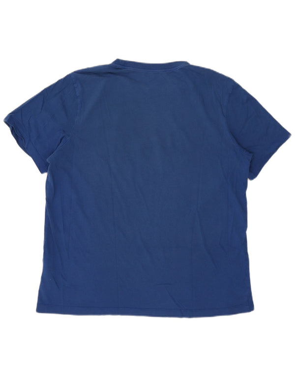 Nike - Camiseta gráfica para hombre, talla grande, algodón azul