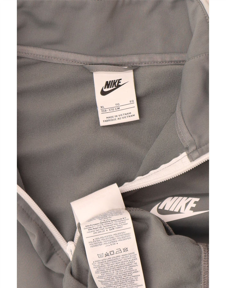 Nike Chaqueta de chándal para niño 13-14 años XL Gris Poliéster
