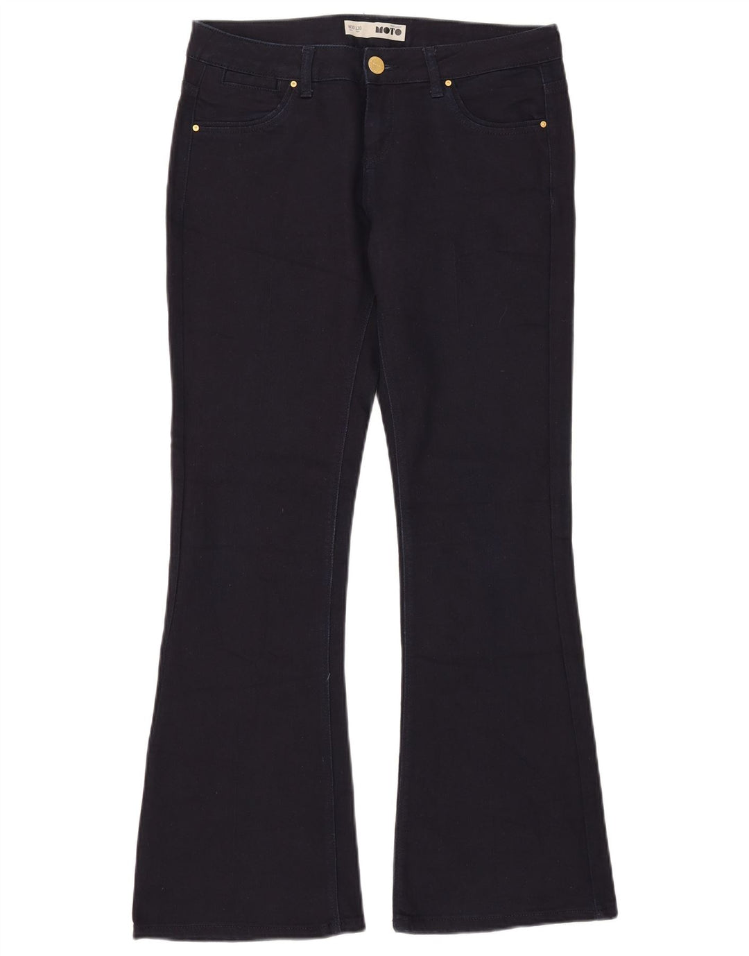 Vaqueros Acampanados Mujer Topshop W30 L30 Azul Marino Algodón