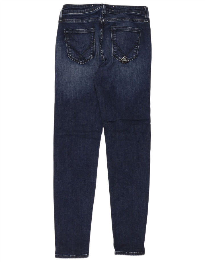 Vaqueros pitillo para mujer Roy Rogers W28 L27 Poliéster azul
