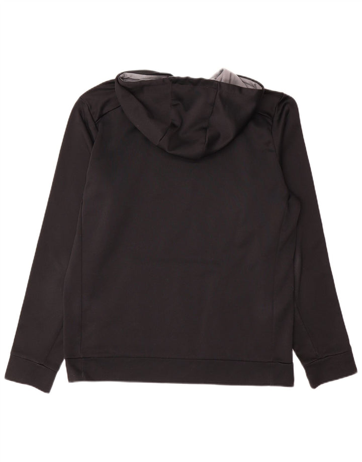 Nike Therma-Fit Graphic Sudadera con capucha para hombre, talla mediana, poliéster negro