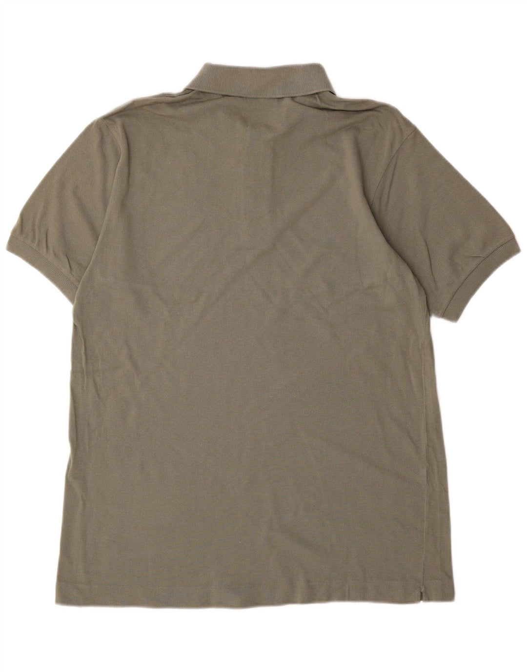 LACOSTE Polo para hombre talla 4 mediano algodón caqui