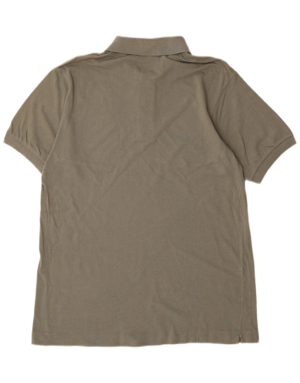 LACOSTE Polo para hombre talla 4 mediano algodón caqui