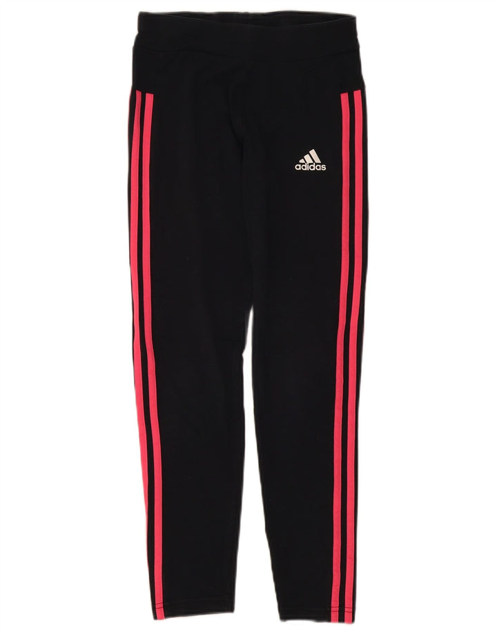 ADIDAS Pantalón Chándal Niña 11-12 Años Negro Algodón