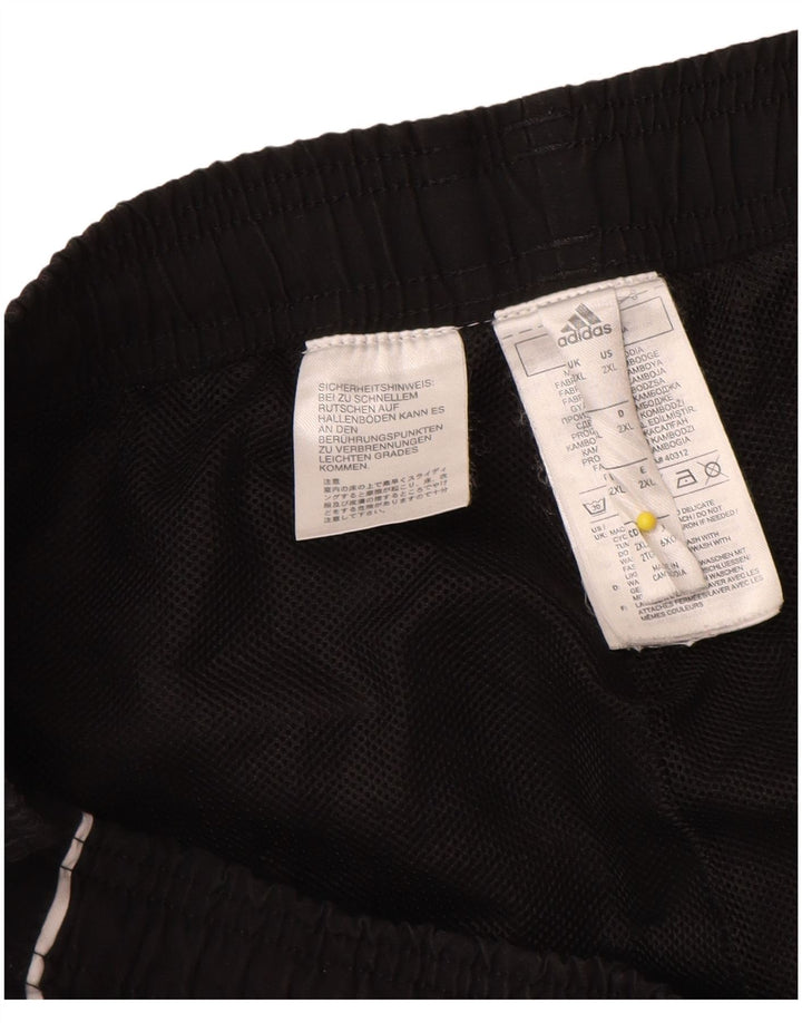 Adidas Pantalones de chándal para hombre 2XL Negro Poliéster