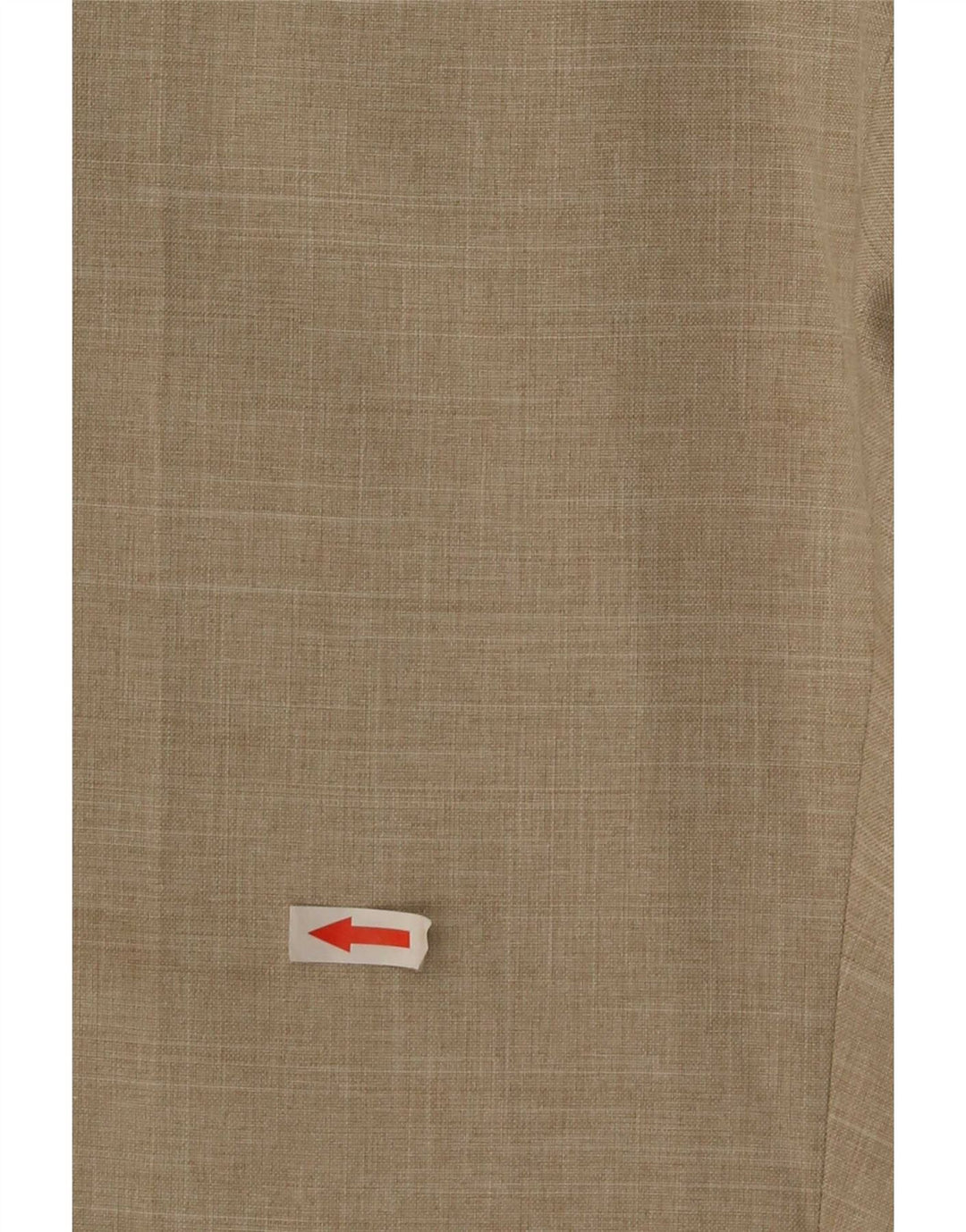 Marks & Spencer Pantalón de traje recto para hombre W32 L31 Poliéster beige