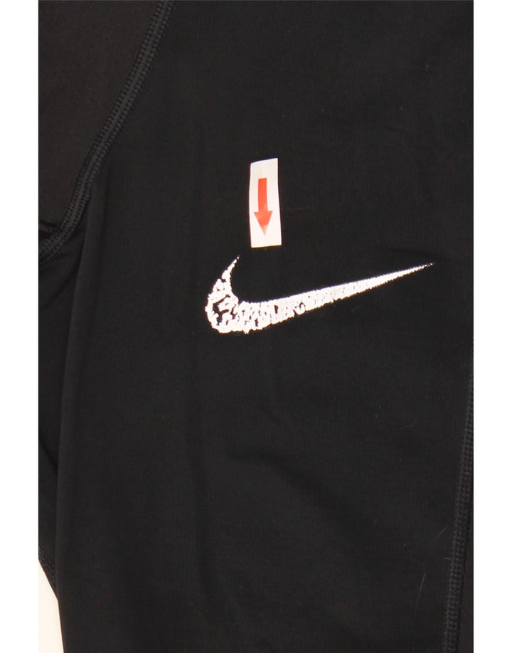 Nike Leggings ajustados con estampado gráfico para hombre Poliéster negro mediano