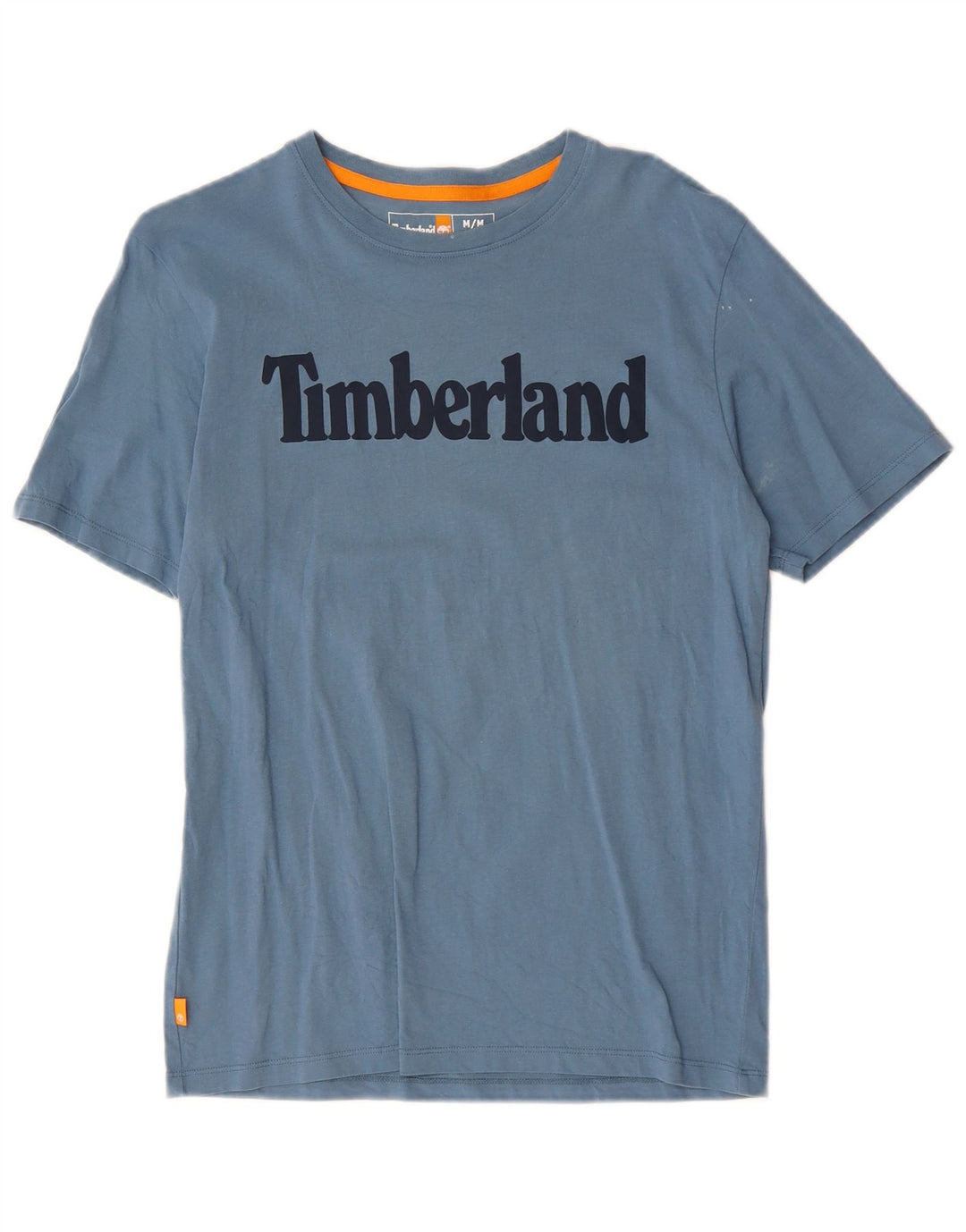 TIMBERLAND Camiseta gráfica de ajuste regular para hombre Top de algodón azul medio