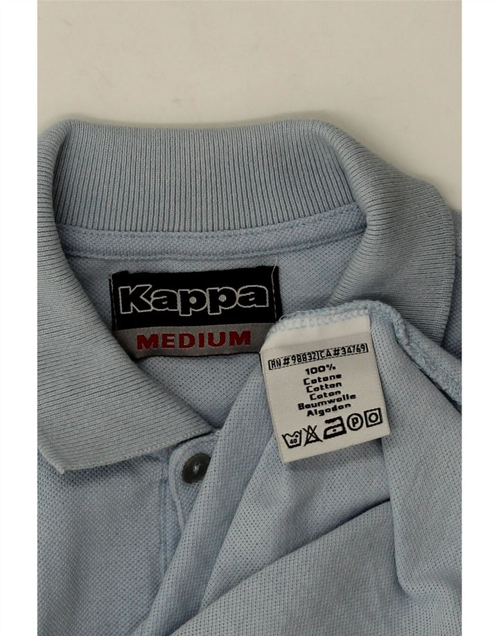 Kappa Polo De Manga Larga De Algodón Azul Medio Hombre