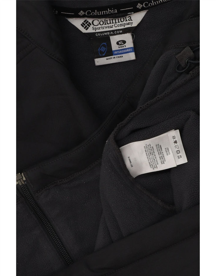 Columbia Chaqueta cortavientos Interchange Liner para hombre UK 42 XL Poliéster gris