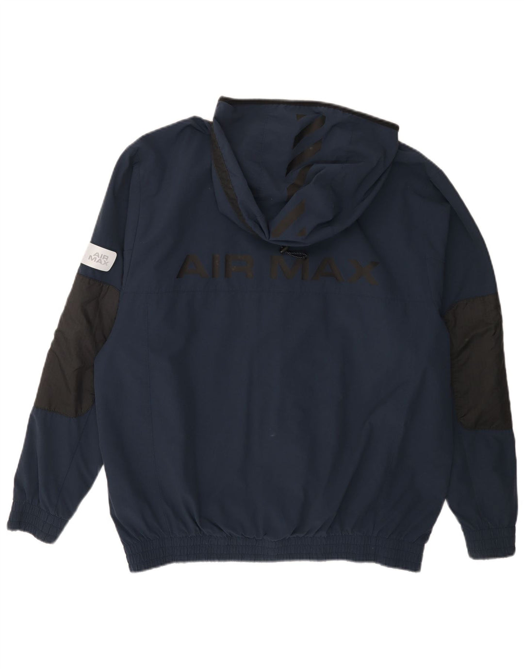 NIKE Chaqueta superior de chándal con capucha y gráfico para hombre, talla grande, color azul marino