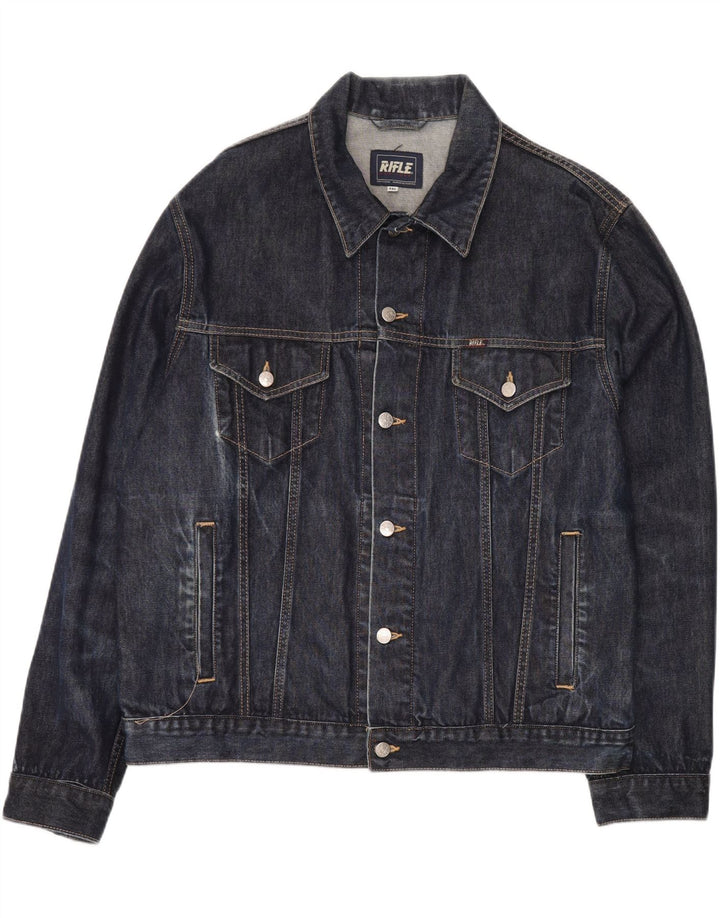 RIFLE Chaqueta vaquera para hombre UK 44 2XL Algodón azul