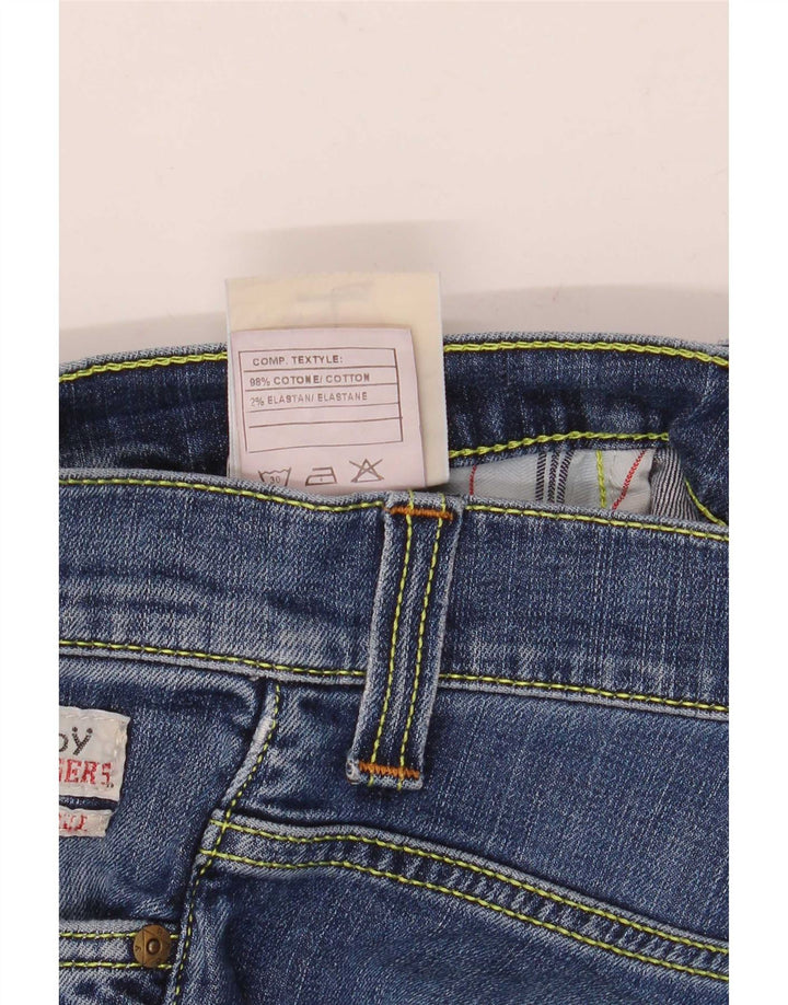 Roy Rogers Vaqueros ajustados para mujer W30 L34 Algodón azul