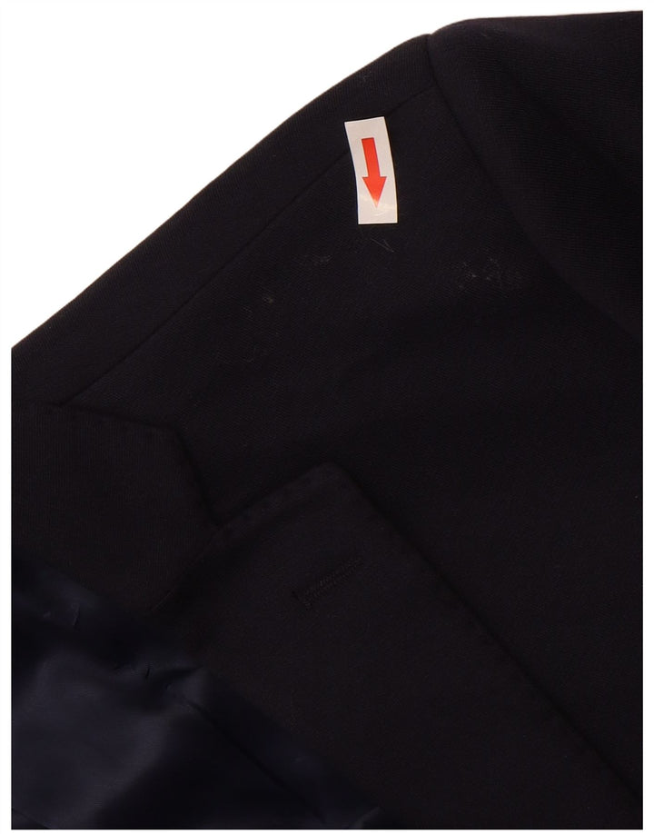 John Barritt Chaqueta tipo blazer entallada con 2 botones para hombre UK 40 Large Azul marino