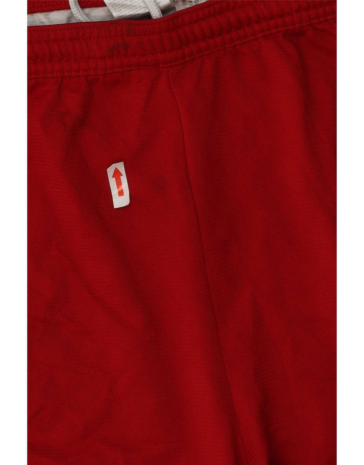 Adidas Mens Climalite Sport Shorts XL Rojo Colorblock Poliéster