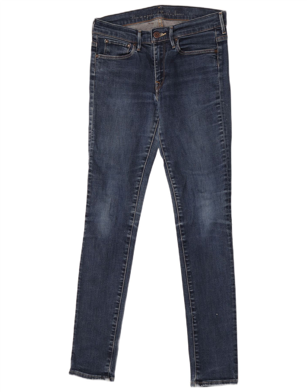 Vaqueros Levi's Mujer Skinny W30 L32 Algodón Azul