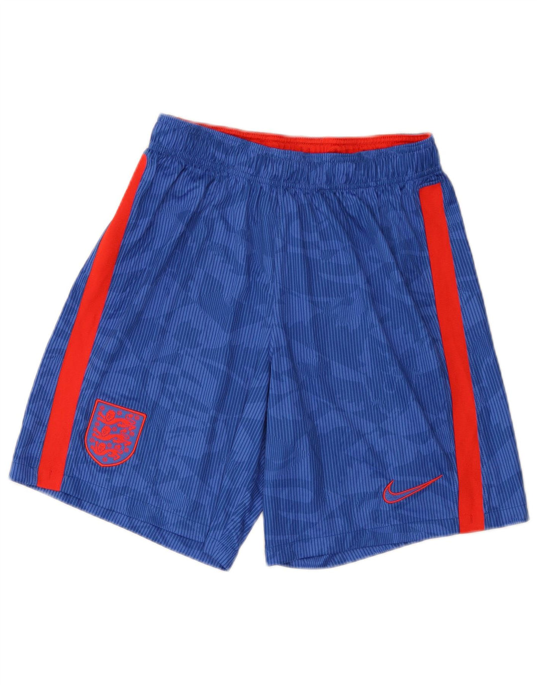Pantalones cortos deportivos con estampado abstracto Dri Fit de Nike para hombre, color azul grande