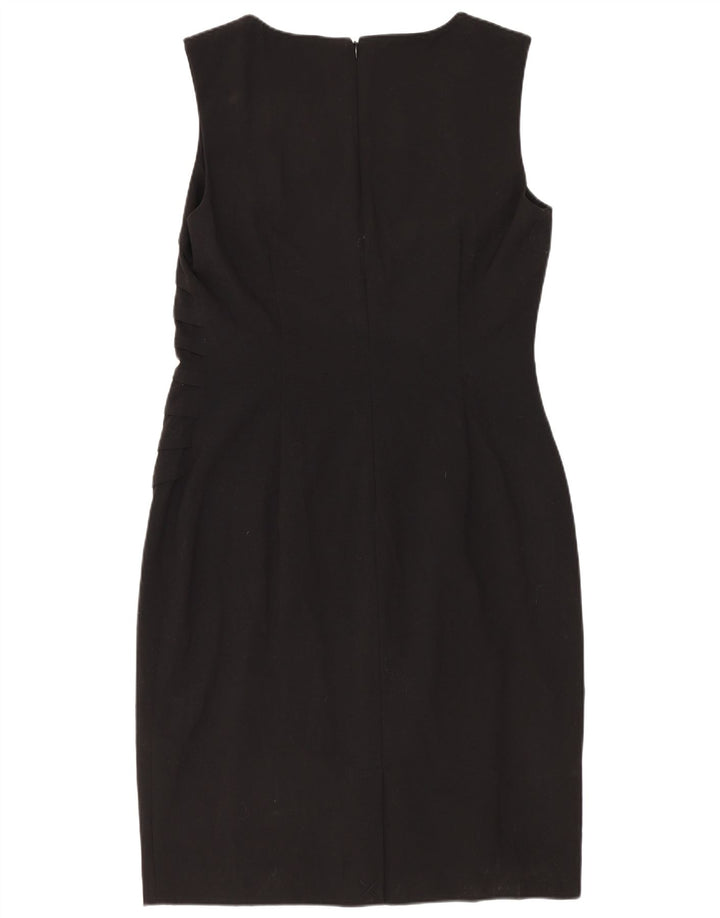CALVIN KLEIN Vestido sin mangas para mujer US 8 Mediano Negro Poliéster