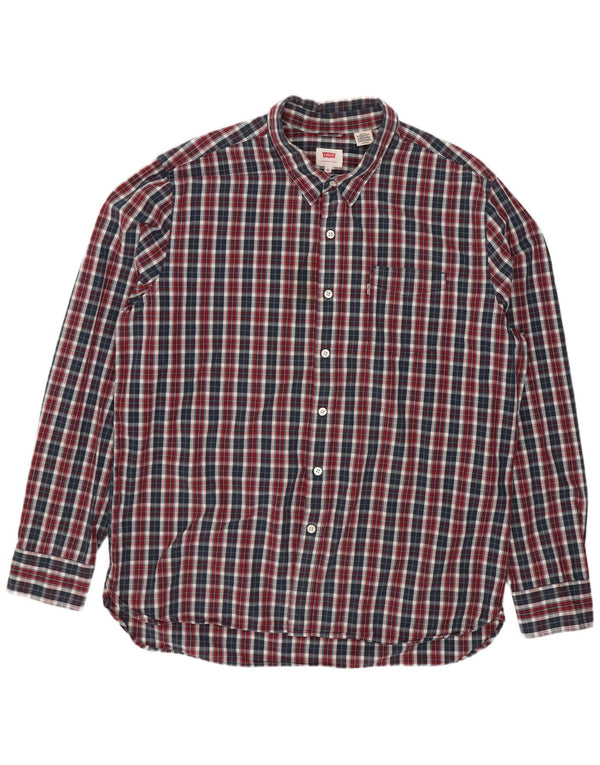 Levi's Camisa Regular Fit XL De Algodón A Cuadros Multicolor Hombre