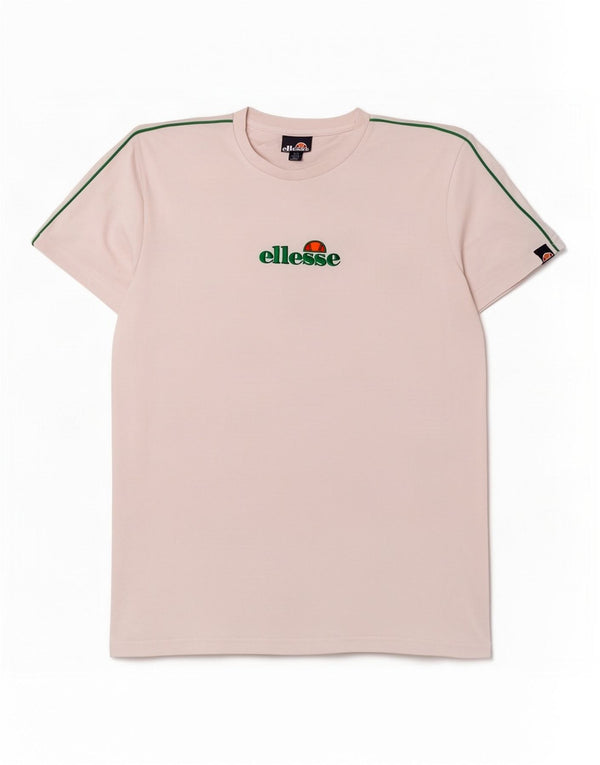 Ellesse - Camiseta gráfica para hombre, talla pequeña, algodón blanco