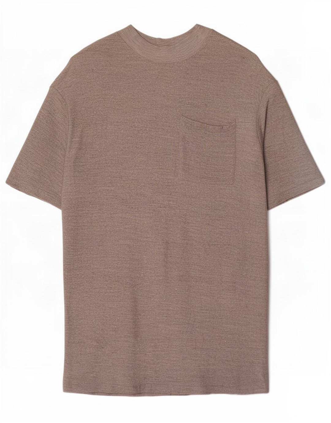 Zara Vestido Camiseta Mujer UK 44 Gris Medio