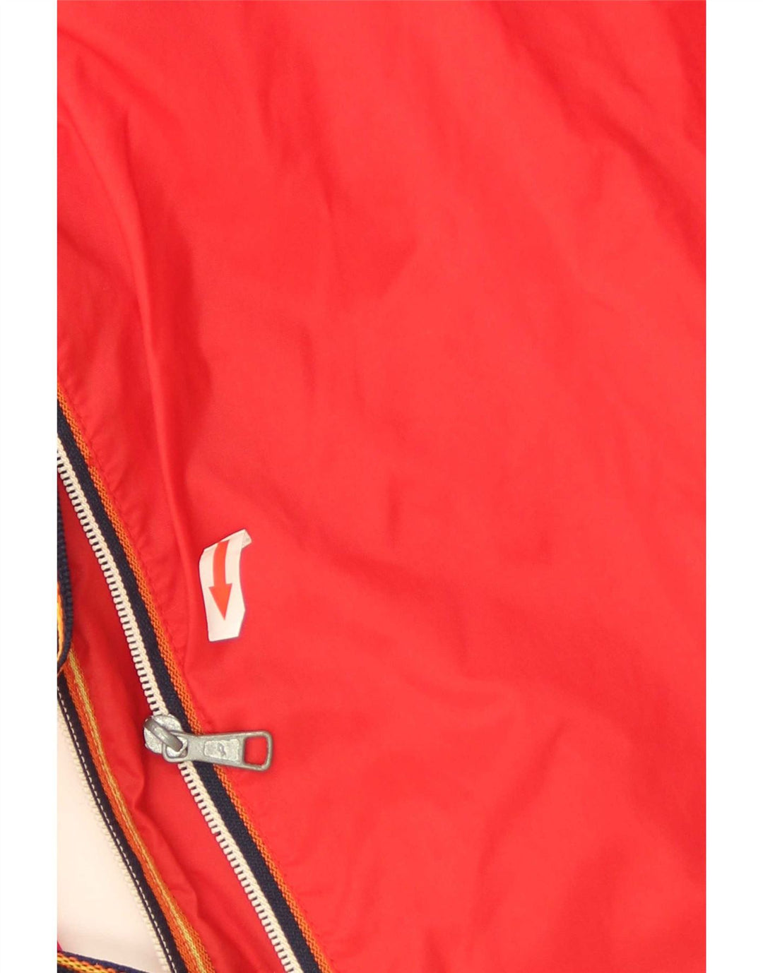 K-Way Chaqueta impermeable con capucha para hombre UK 42 XL Rojo