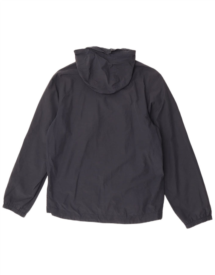 Lyle & Scott Chaqueta impermeable con capucha para hombre UK 38 Medium Azul marino