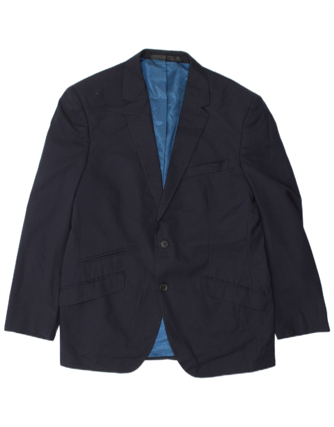 Marks & Spencer Chaqueta tipo blazer entallada para hombre UK 38 Medium Azul marino