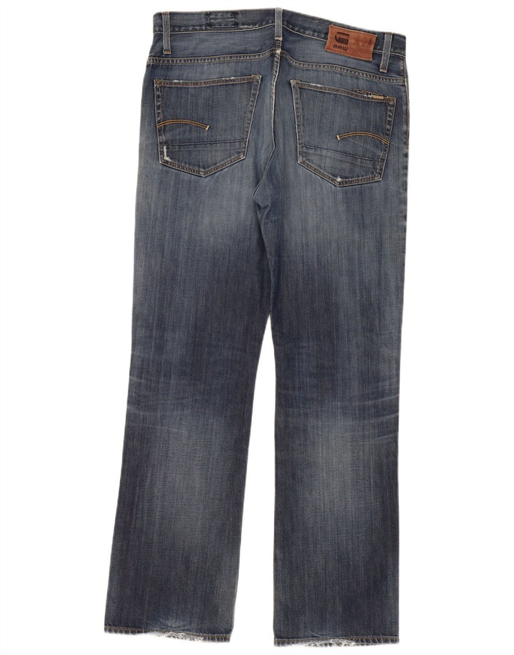 Vaqueros rectos desgastados para hombre G-Star W38 L34 Azul