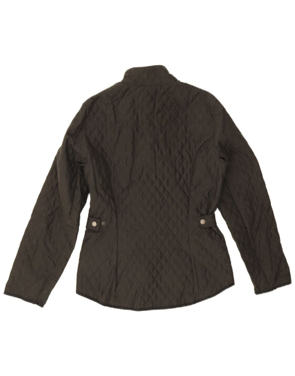 Barbour Chaqueta acolchada para mujer UK 8 Small Poliéster negro