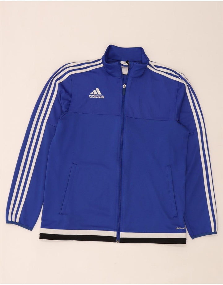 Adidas Hombre Climacool Chándal Top Chaqueta Poliéster Azul Medio