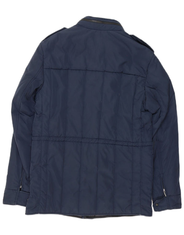 Refrigiwear Chaqueta militar acolchada para hombre IT 46 Small Azul marino Poliéster