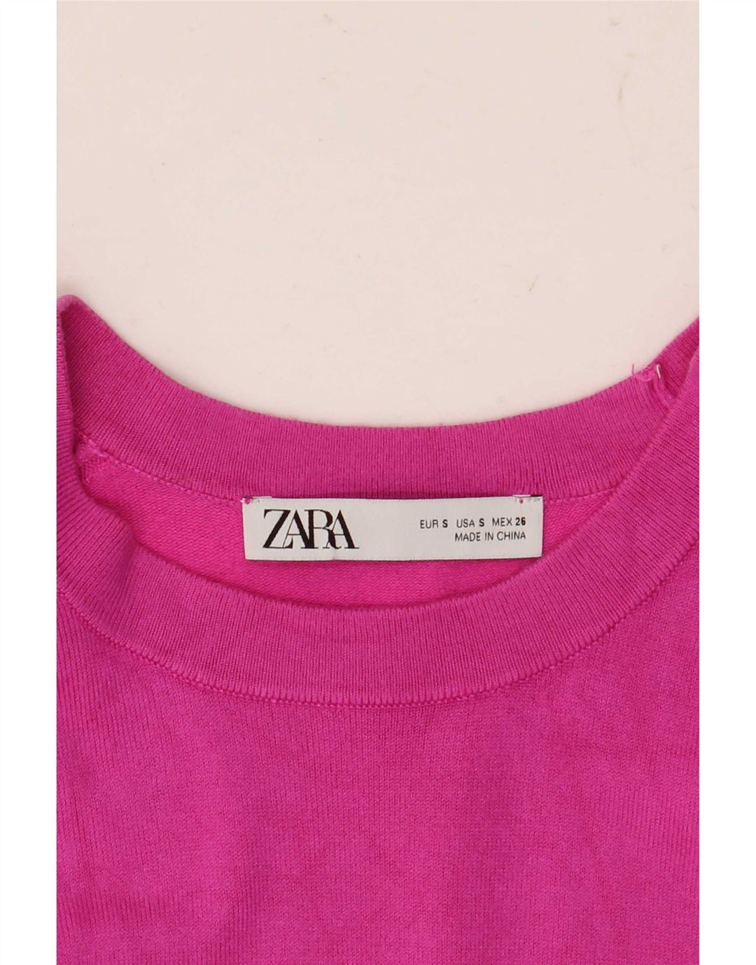 Zara Mujer Chaleco Tank Top UK 8 Small Rosa