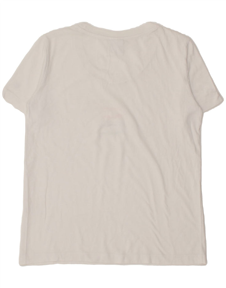 CHAMPION Womens Graphic T-Shirt Top UK 16 Large White Vintage Champion and Second-Hand Champion from Messina Hembry 