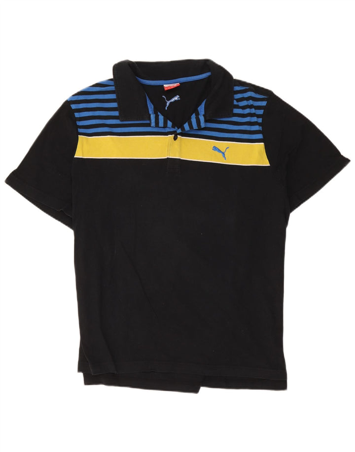 Polo Puma Hombre XL Negro Colorblock
