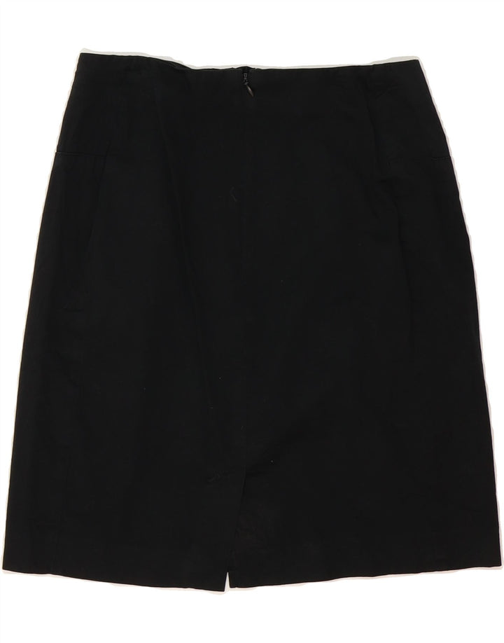 MOSSIMO Womens A-Line Skirt US 6 Medium W28  Black Cotton Vintage Mossimo and Second-Hand Mossimo from Messina Hembry 
