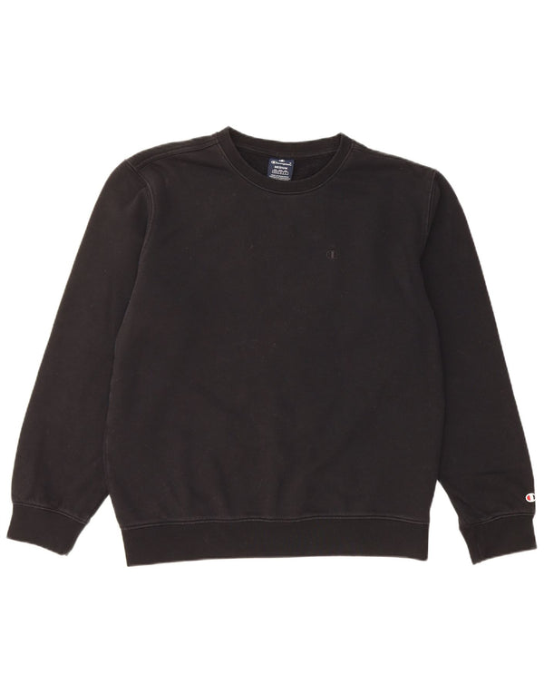 Champion Sudadera para mujer Jumper UK 12 Medium Negro Algodón