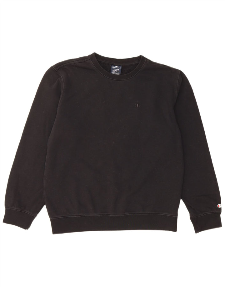 Champion Sudadera para mujer Jumper UK 12 Medium Negro Algodón