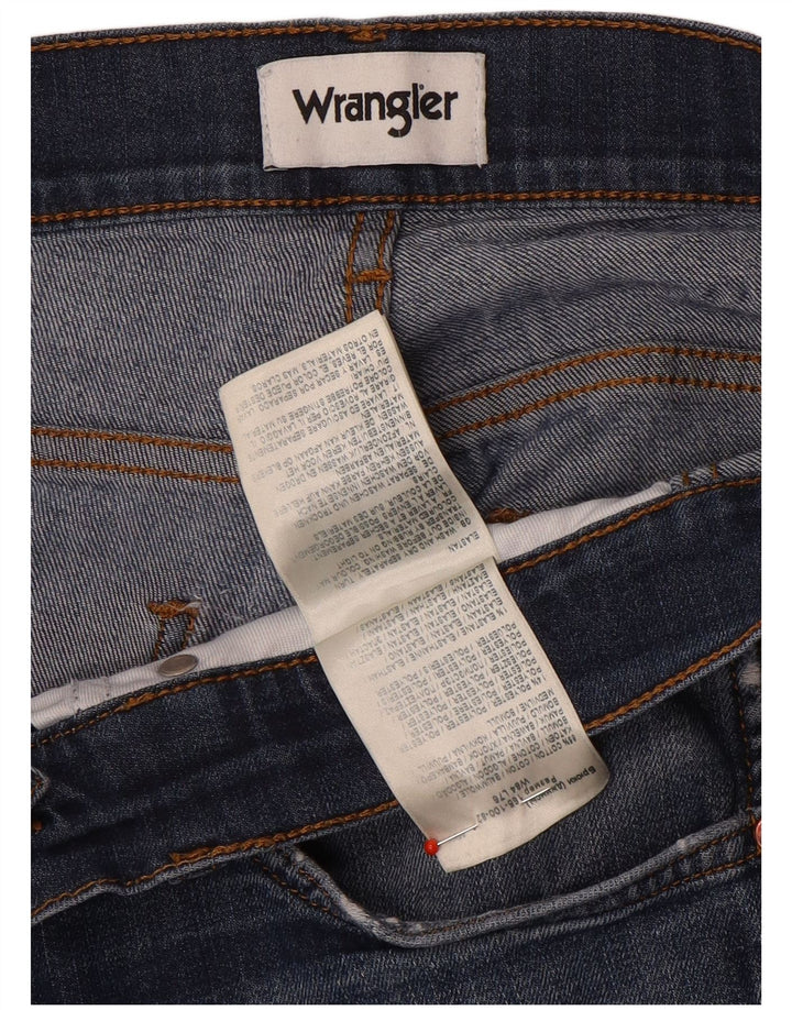 Vaqueros Wrangler Slim Greensboro para hombre W33 L30 Poliéster azul marino