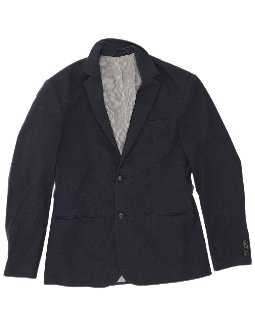 Jack & Jones Chaqueta tipo blazer de 2 botones para hombre IT 52 XL Poliéster azul marino