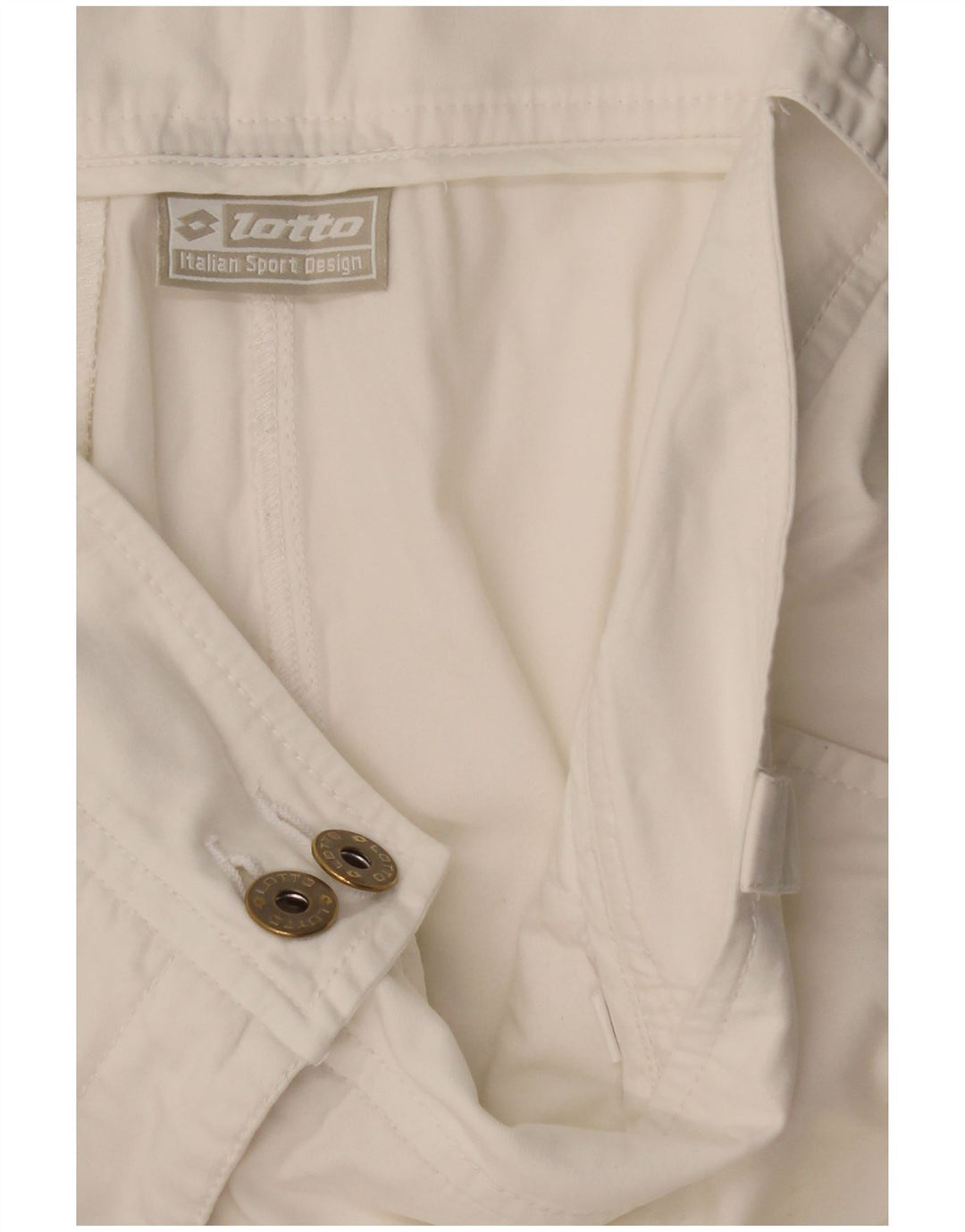 LOTTO Pantalones cortos chinos para mujer W32 Grande Blanco