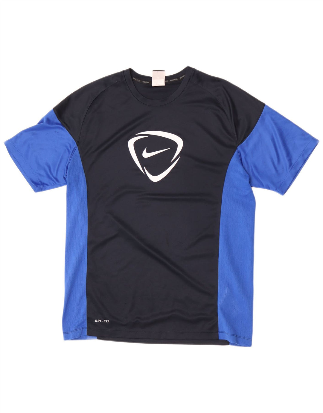 Camiseta Nike Dri Fit Graphic para hombre, talla grande, color azul marino, poliéster
