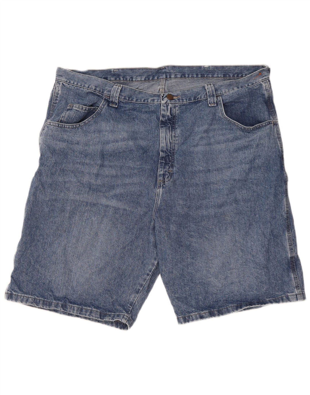 WRANGLER Pantalones cortos vaqueros cargo para hombre W42 2XL Algodón azul