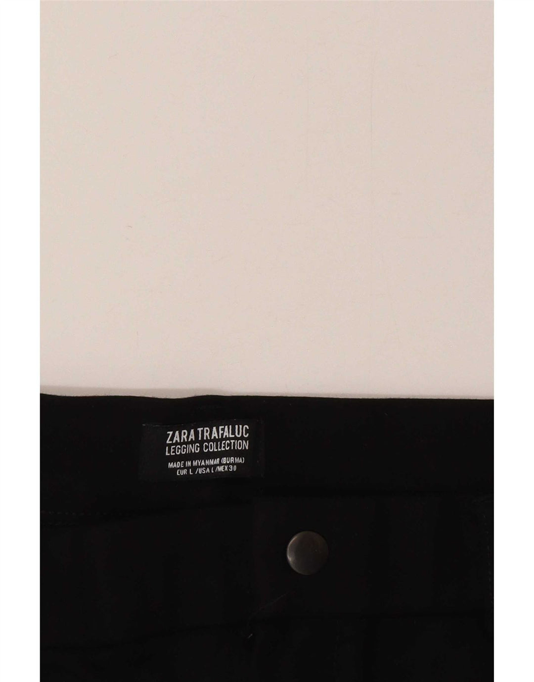 Zara Mujer Trafaluc Leggings Reino Unido 44 Grande Negro